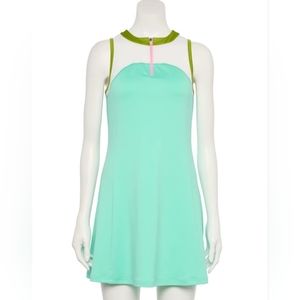 Tek Gear® Zip-Up Tennis Dress, M, Aqua Stone, NWT